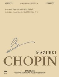 cover Mazurkas piano sheet music cover